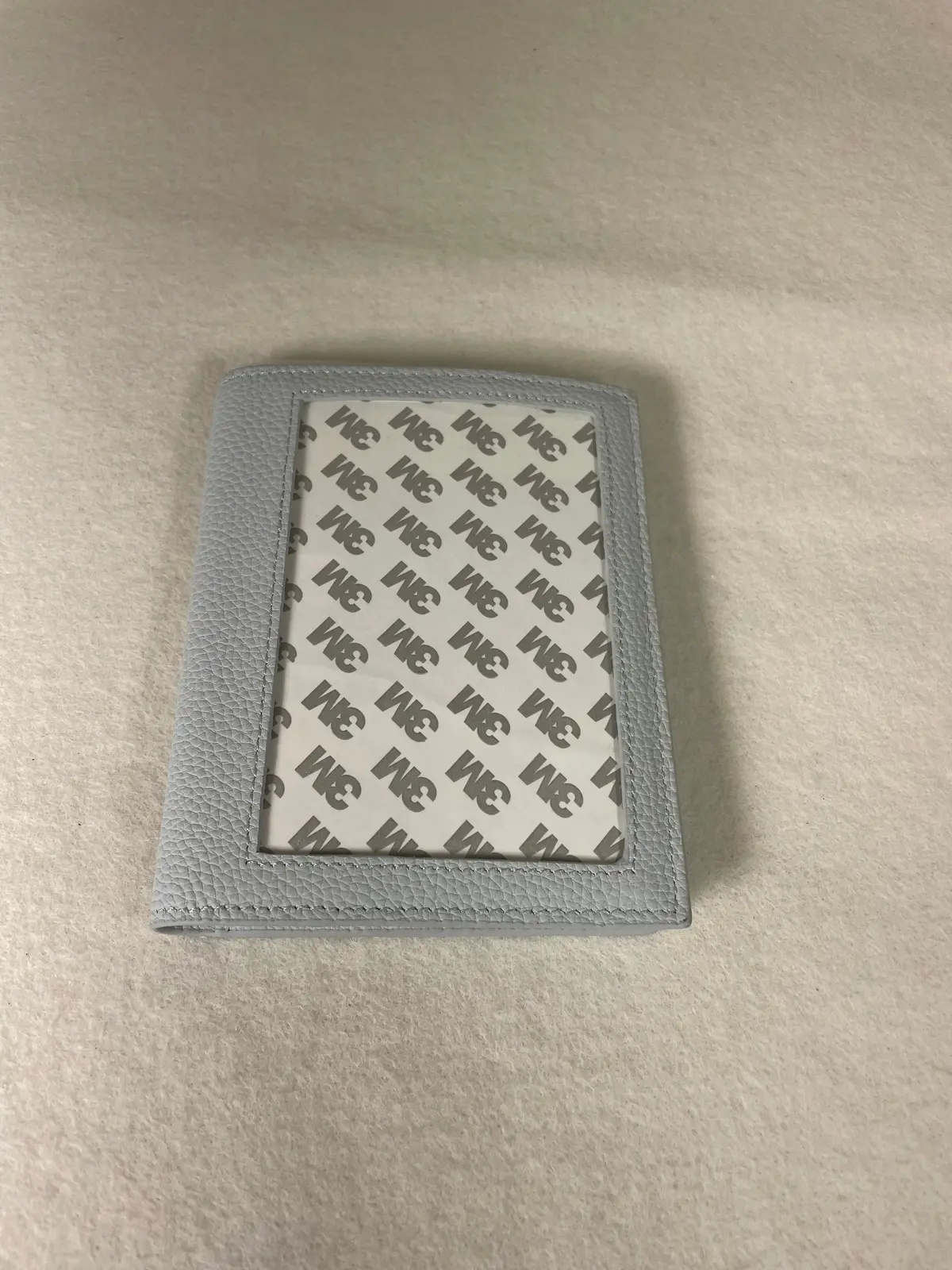 Rachel Barri Self Finishing Passport Cover- Pebble Ice Blue 1