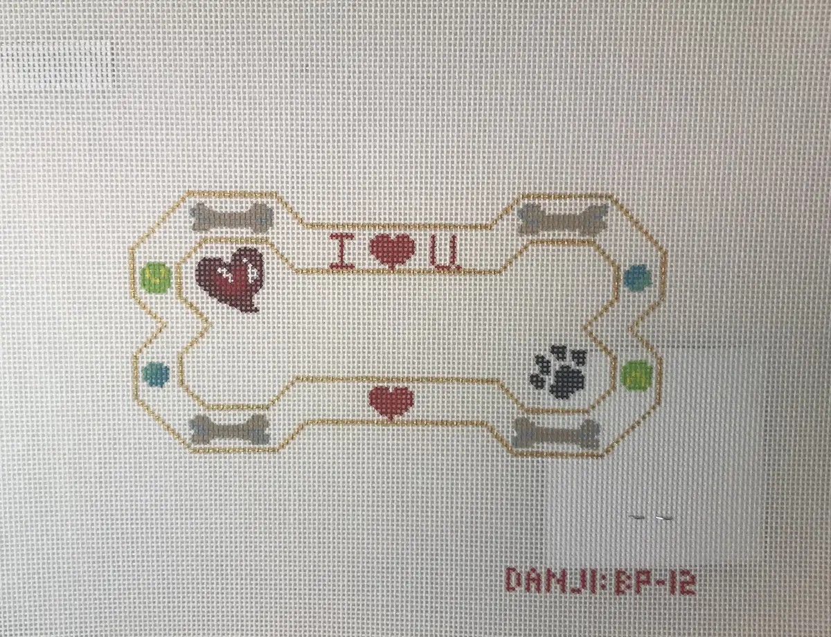 * Danji Designs Bp-12 I Love You Bone Ornament 1