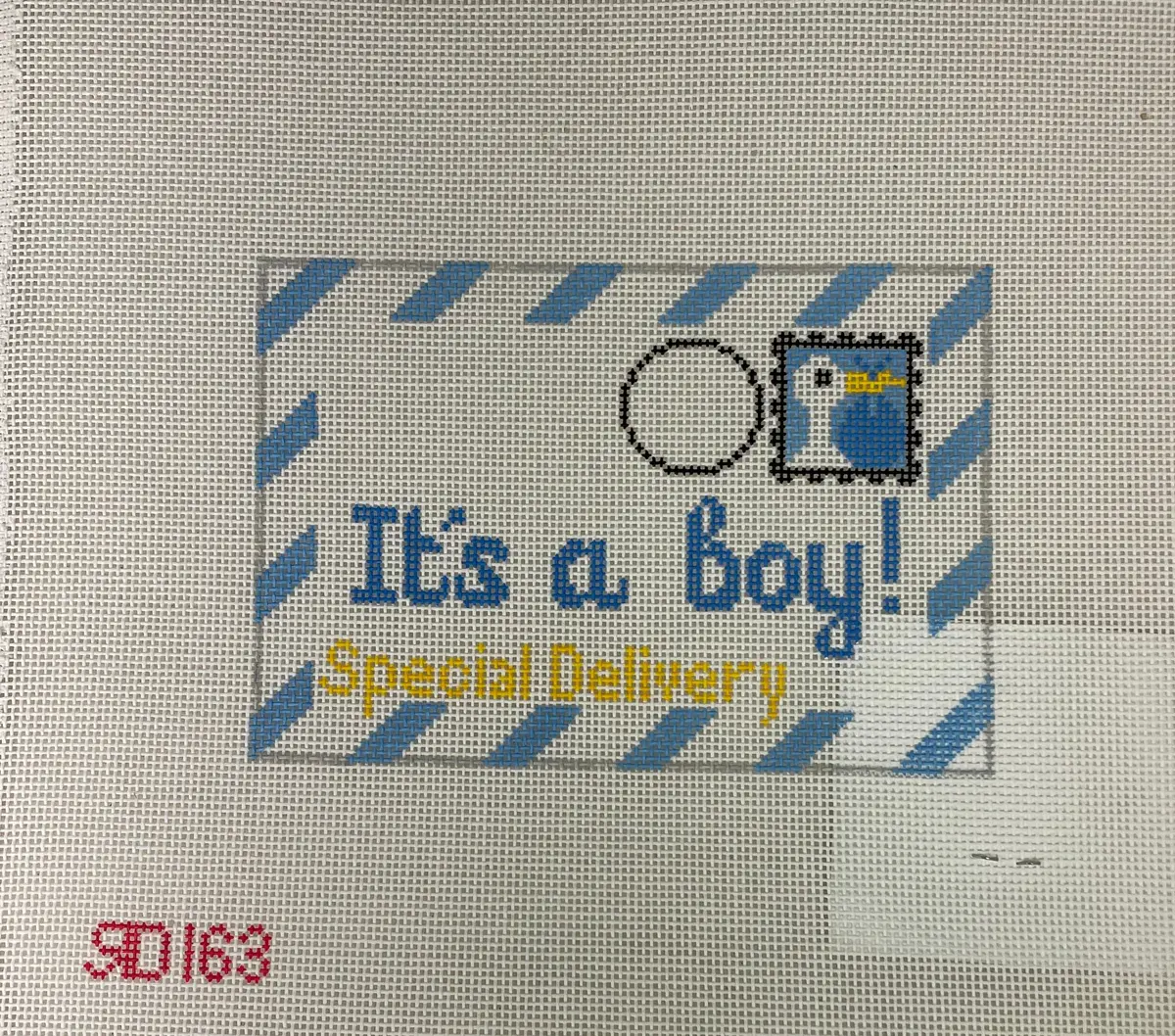 * Rachel Donley Needlepoint Rd163  It's A Boy Letter 1