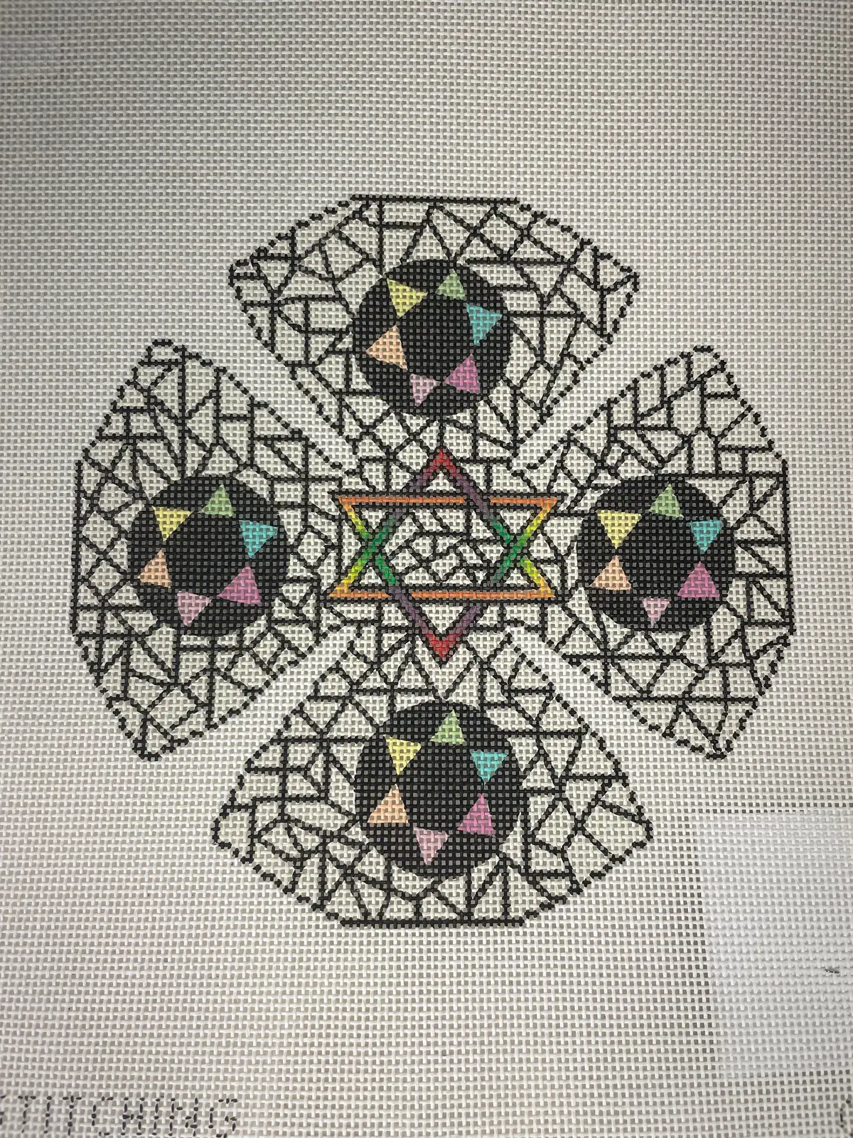 * Gone Stitching 1177K Jewish Star Yamaka 1