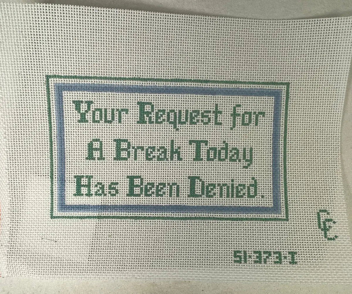 * Canvas Connection Si-373-I Request For A Break 1