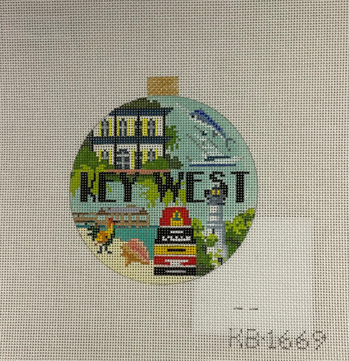 * Kirk And Bradley Kb1669 Key West Travel Round 1