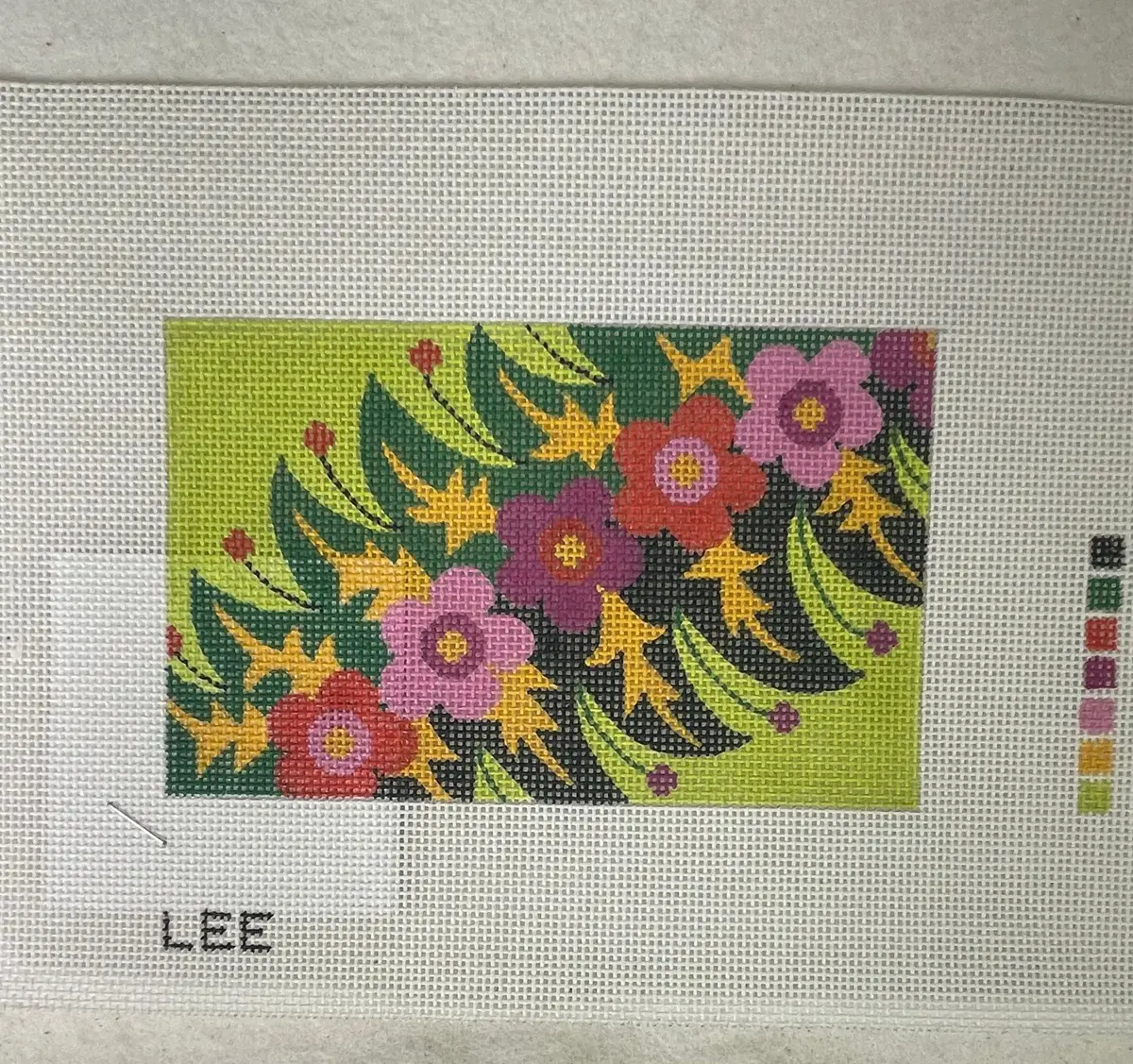 *Sale Lee's Needle Arts Bd63 Jungle Floral 1
