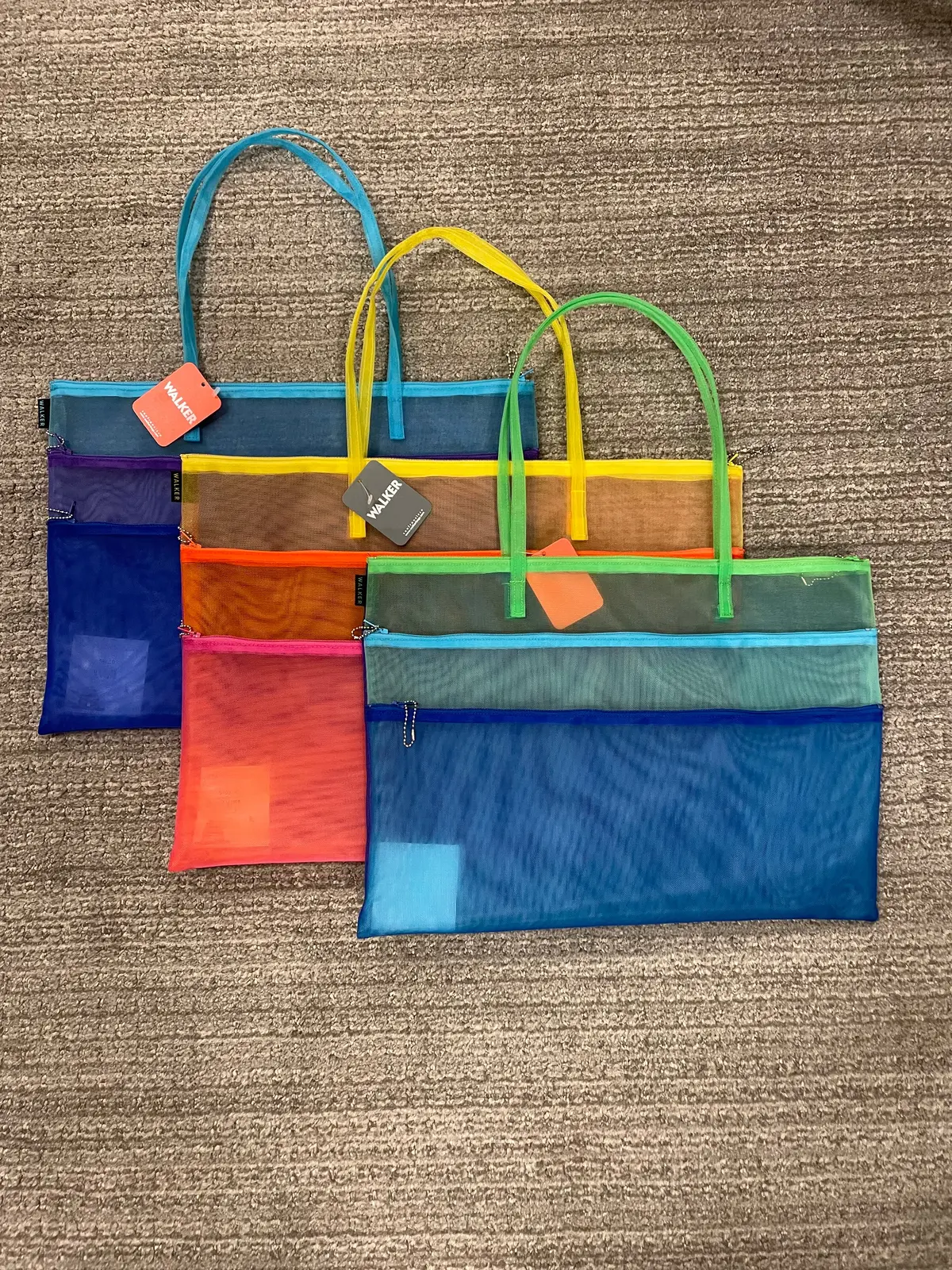 Walker Bags 11.5X16 Triple Zip With Handles 1
