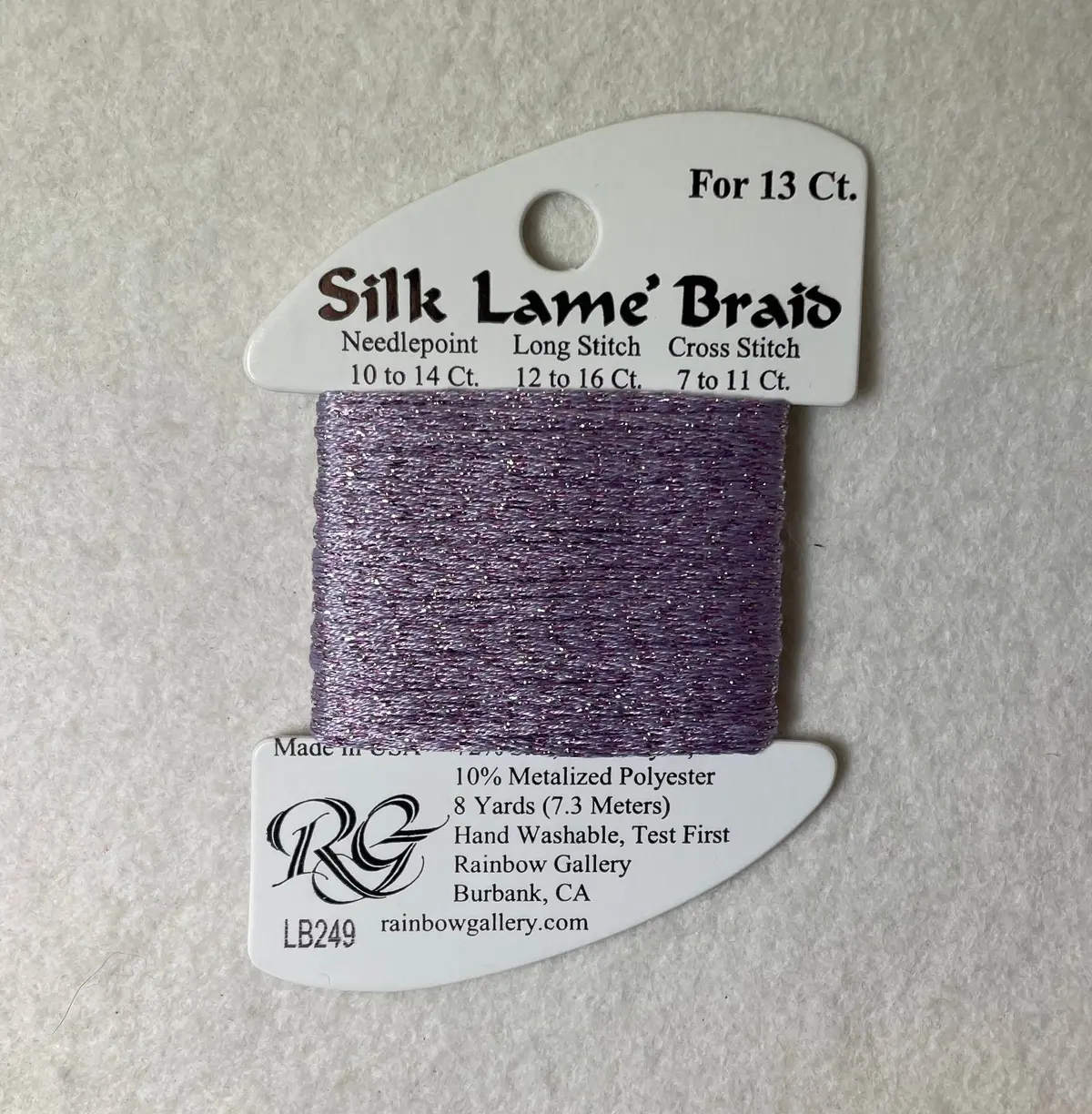 Silk Lame Braid Lb249 Pale Mauve 1