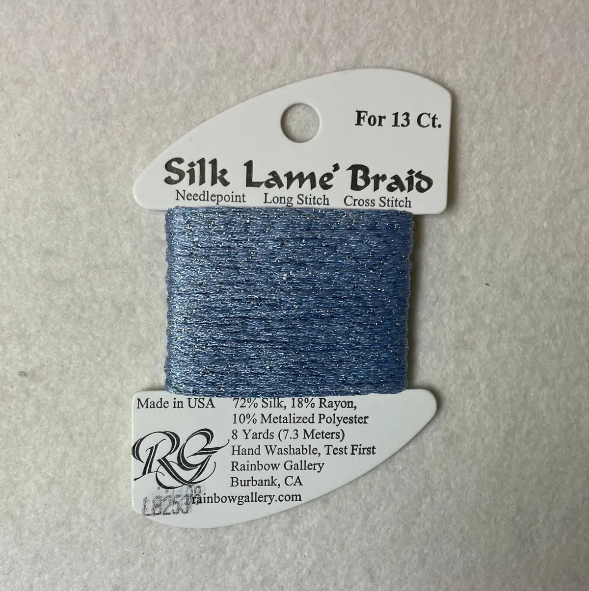 Silk Lame Braid Lb253 Antique Periwinkle 1