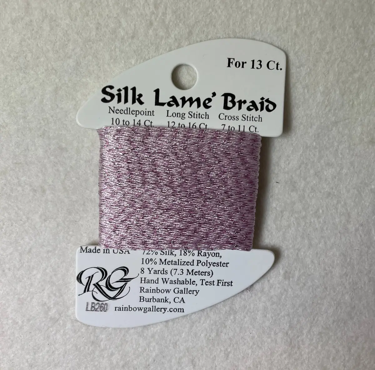 Silk Lame Braid Lb260 Pink Blush 1