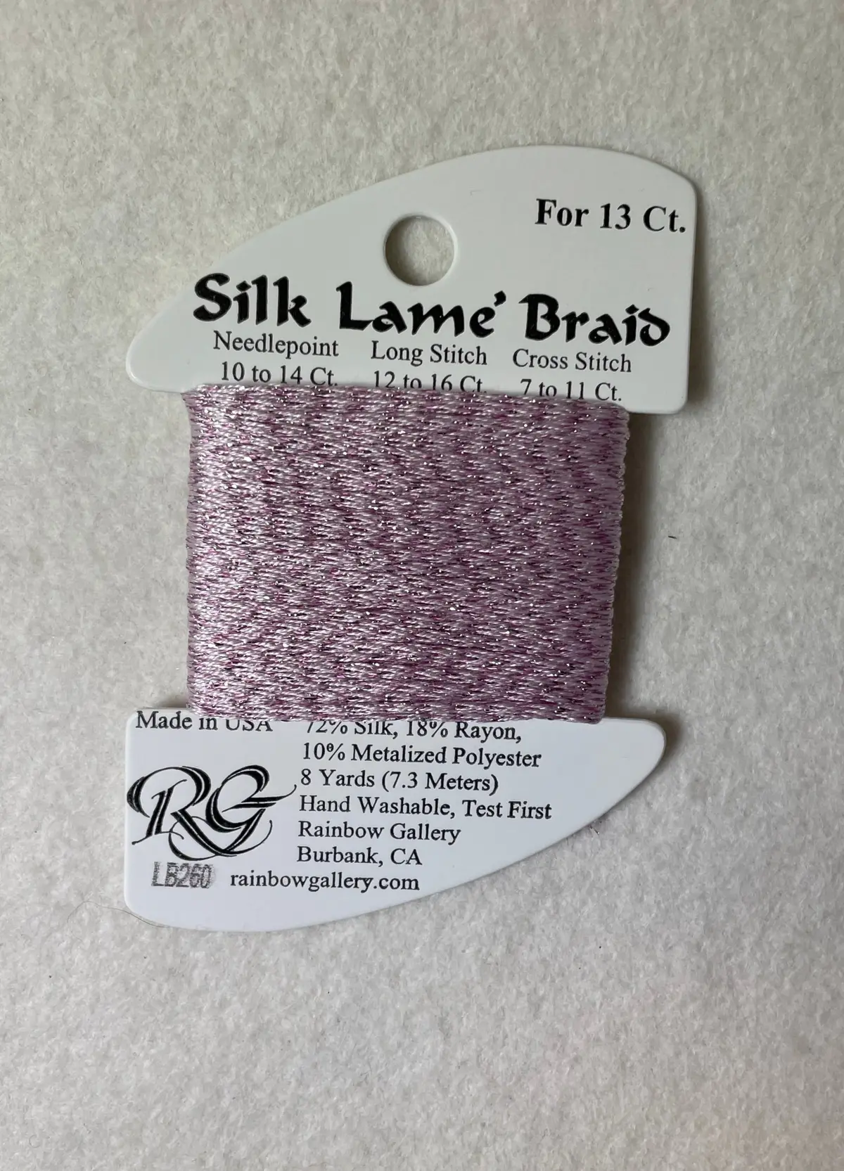 Petite Silk Lame Braid Sp260 Pink Blush 1