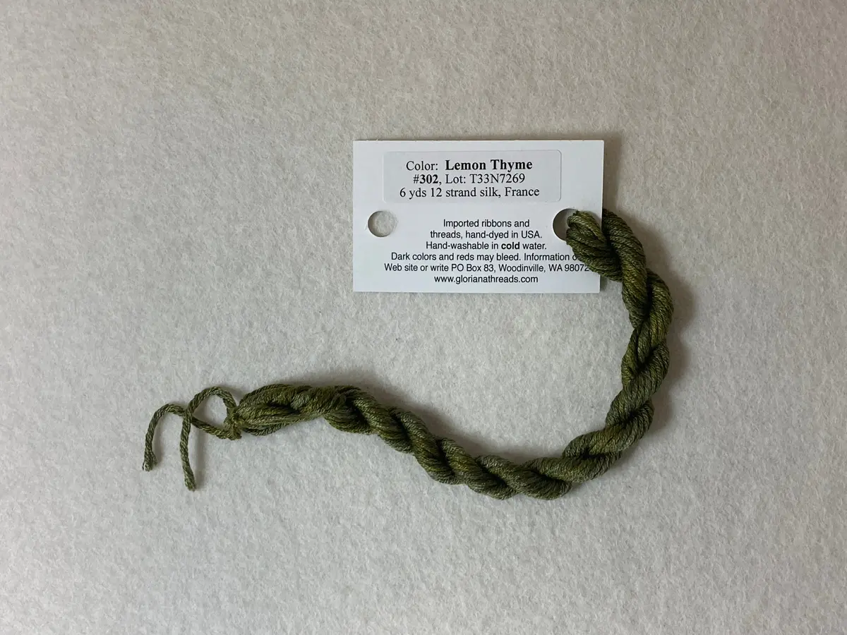Gloriana Silk Floss 302 Lemon Thyme 1