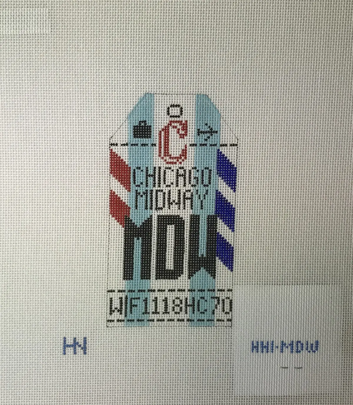 * Hedgehog Needlepoint Chicago-Midway 1
