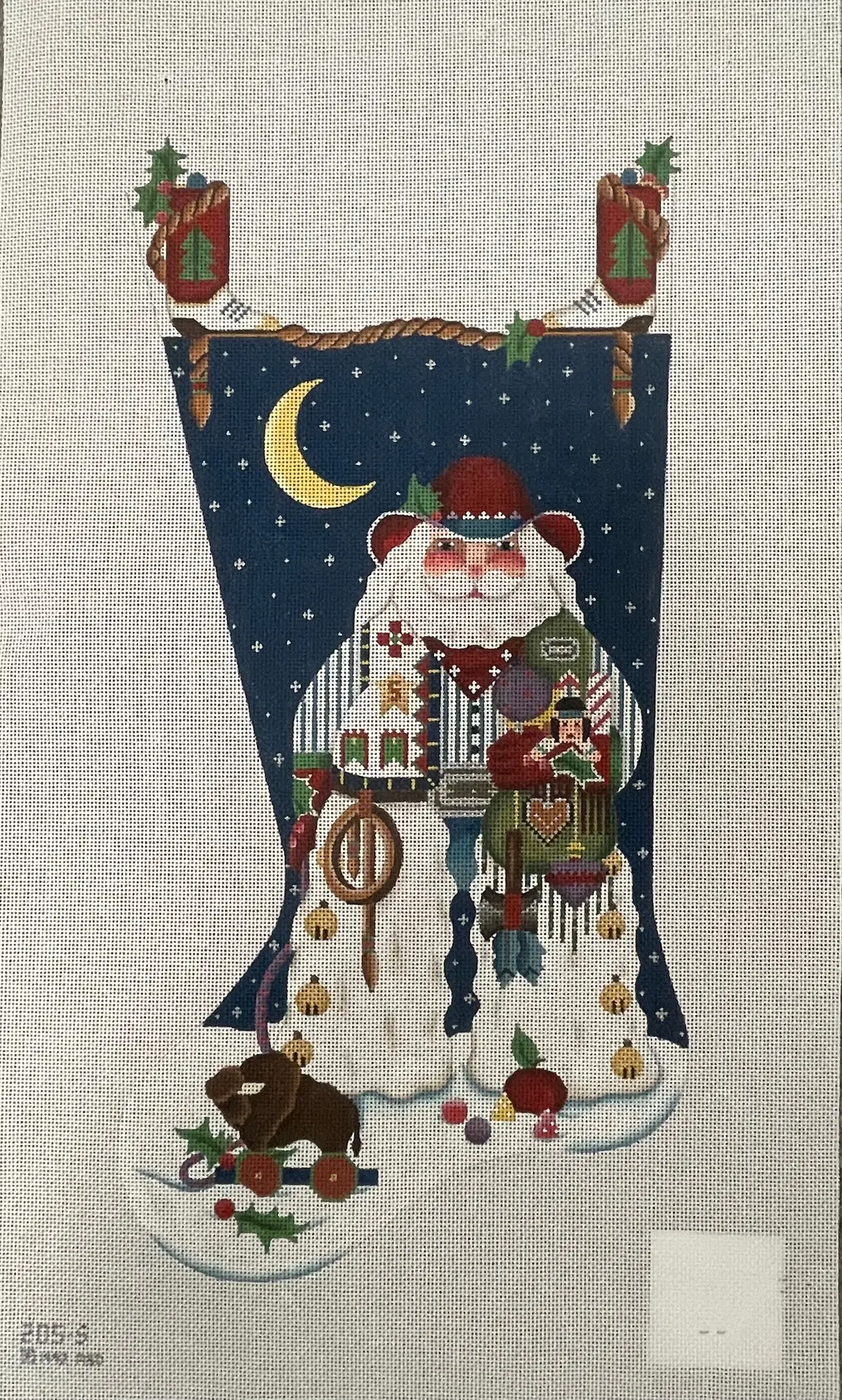 * Melissa Shirley 205S Cowboy Santa Stocking- 13M 1