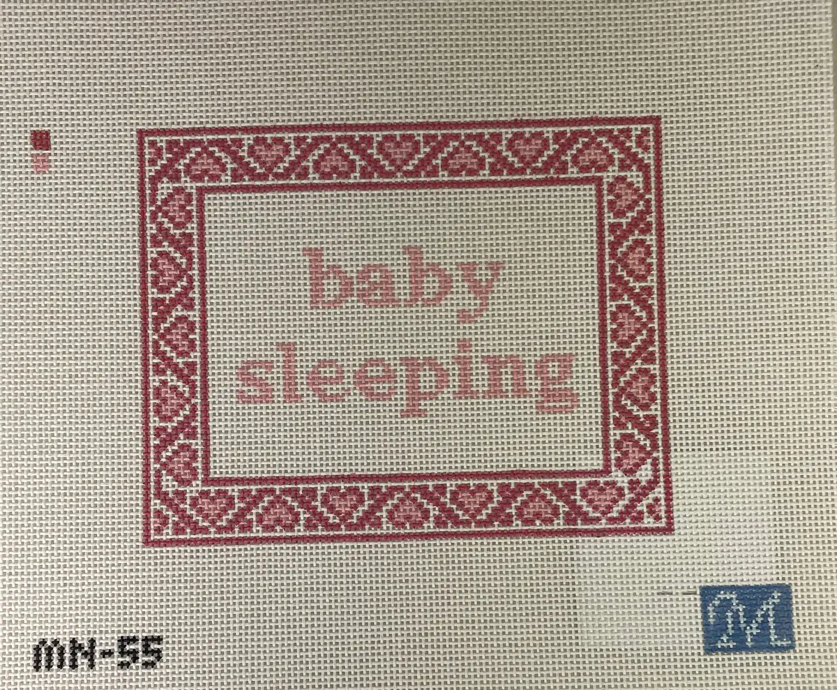 *Maura Nolan Designs Mn54 Baby Sleeping- Pink 1