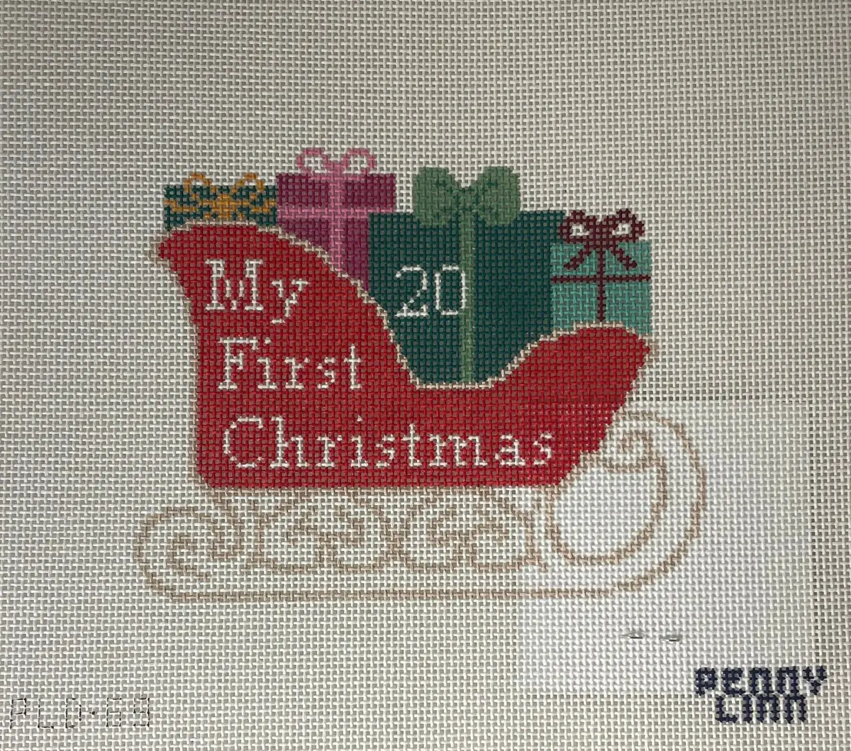 * Penny Linn Designs Pld69 My First Christmas Sleigh 1