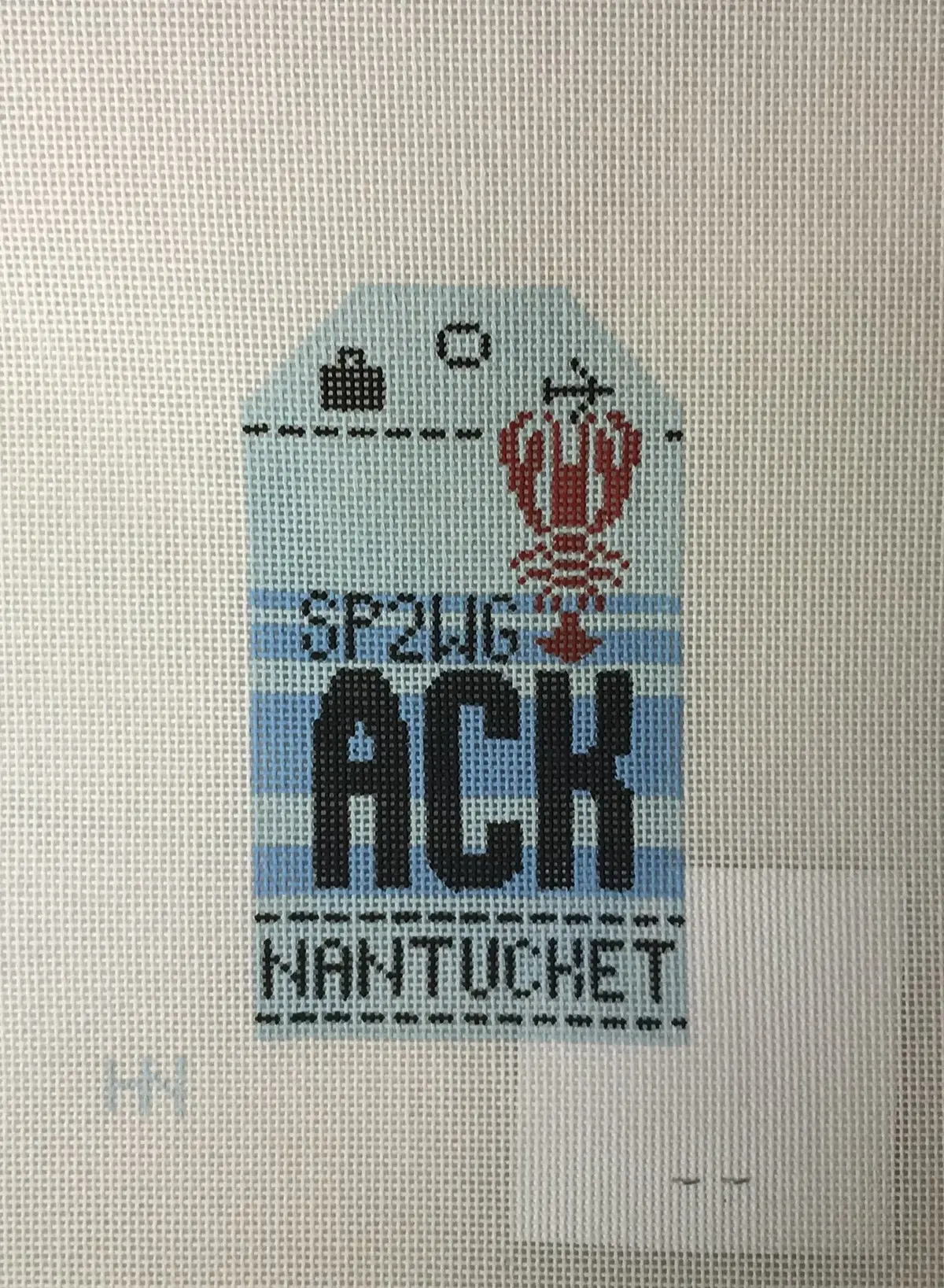 * Hedgehog Needlepoint Nantucket 1