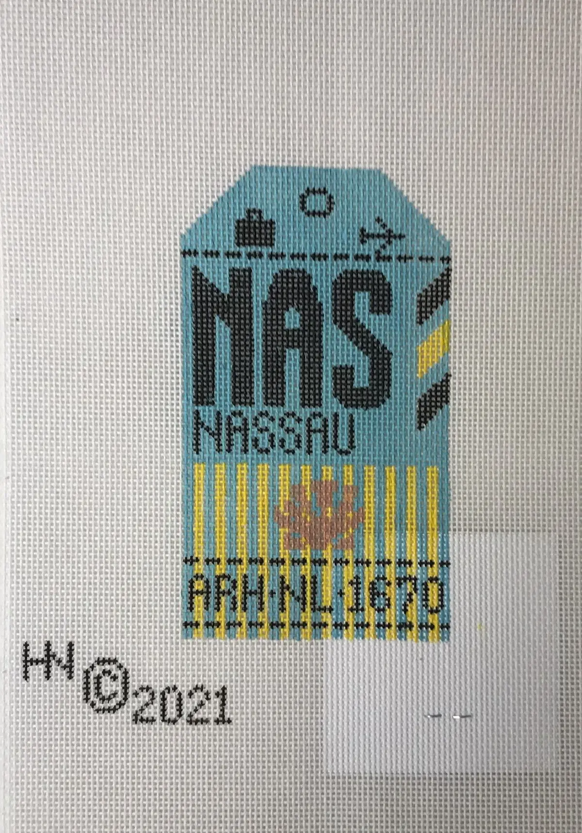 Hedgehog Needlepoint Nassau 1