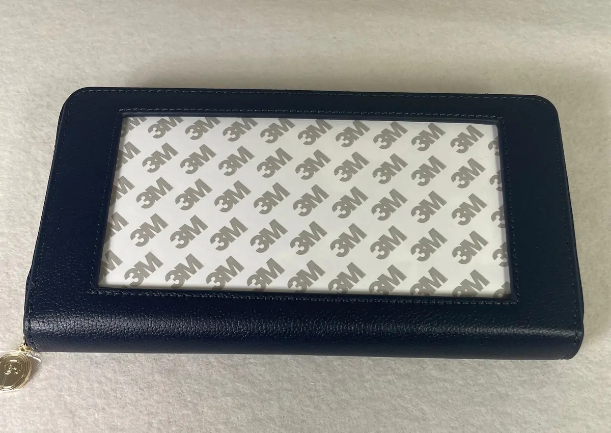 Rachel Barri Designs All-In Wallet / Navy + Cognac 1