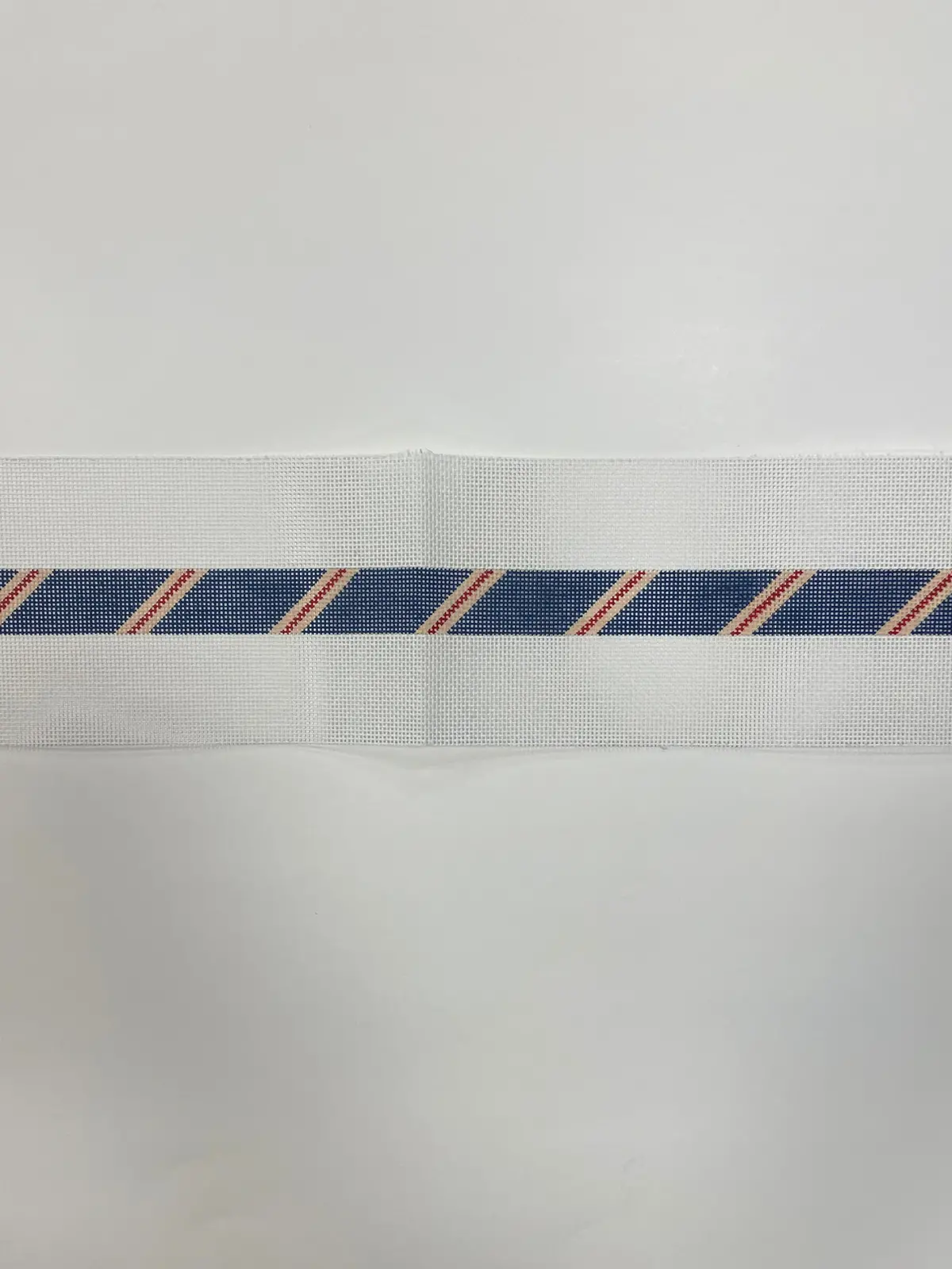 * The Meredith Collection 121Ff Diagonal Stripe Navy/ Camel/ Red 13M 1