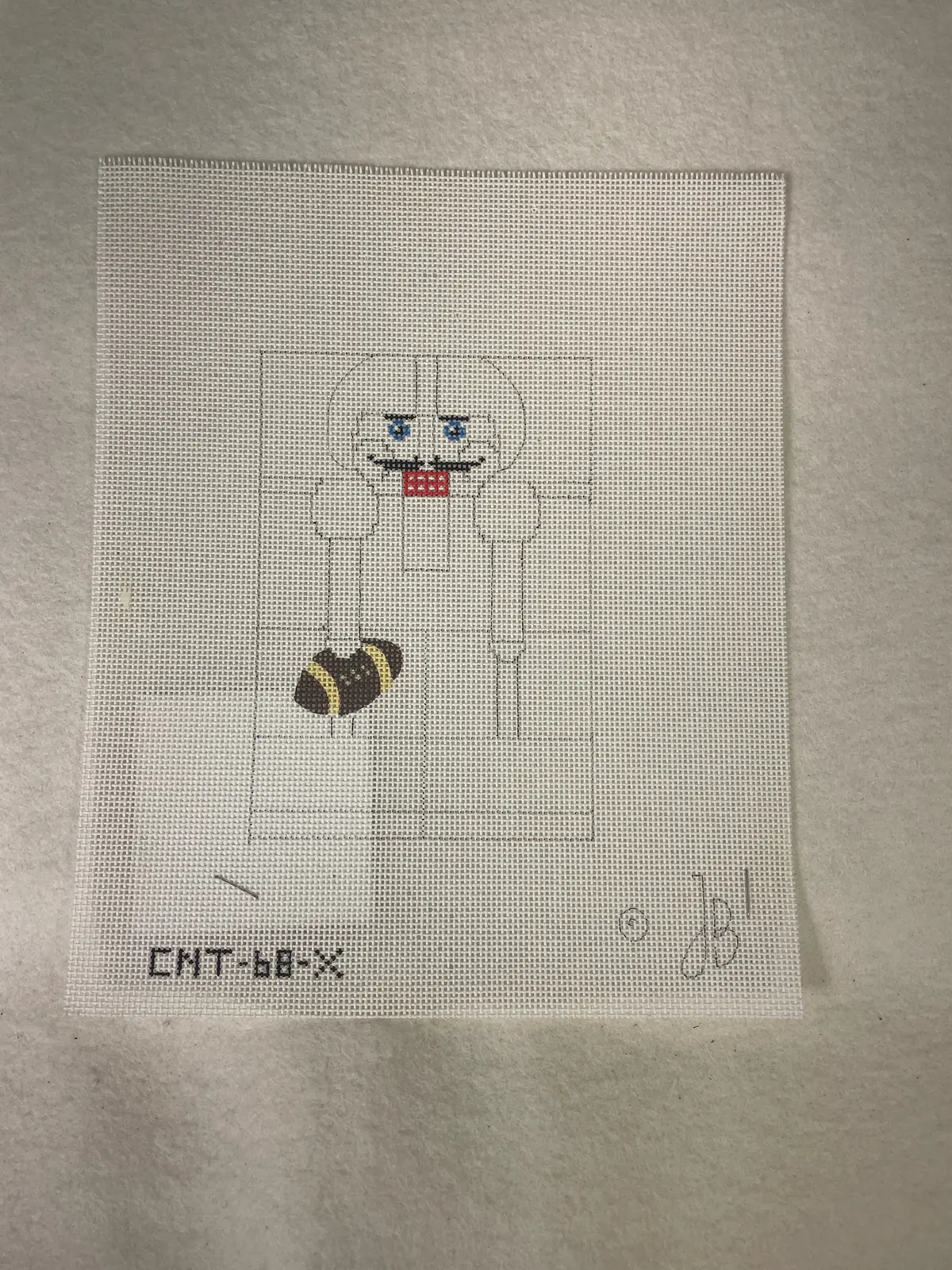 * Sale / Julia's Needleworks Cnt68x Football Blank 1