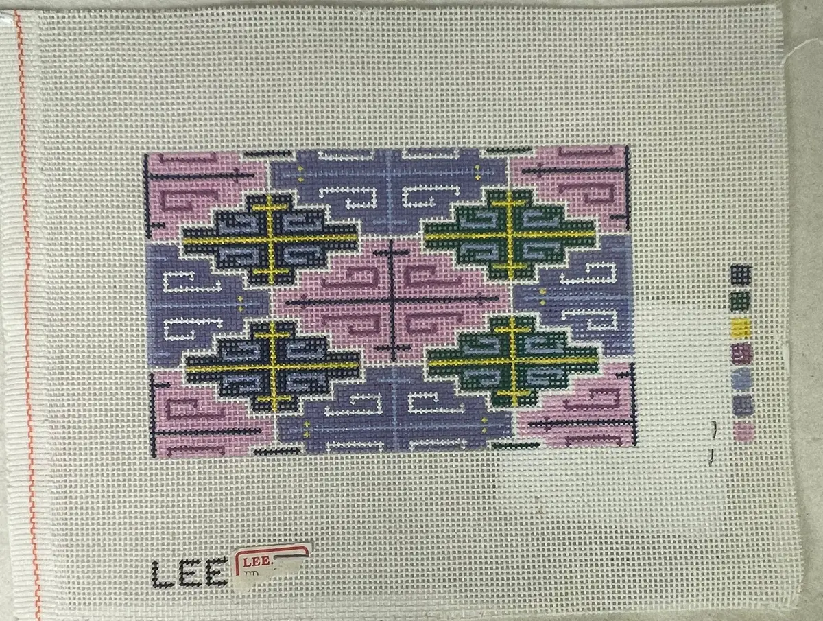 * Lee's Needle Arts Bd75 Purple Geometric 1