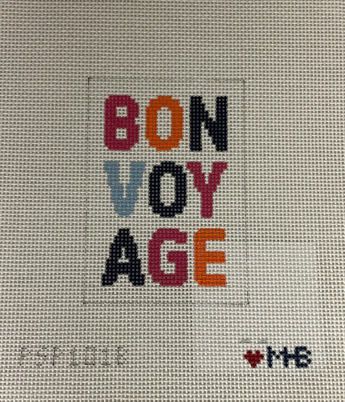 * Love Mhb Studio  Psp101b Bon Voyage (Navy, Orange, Pink) 1