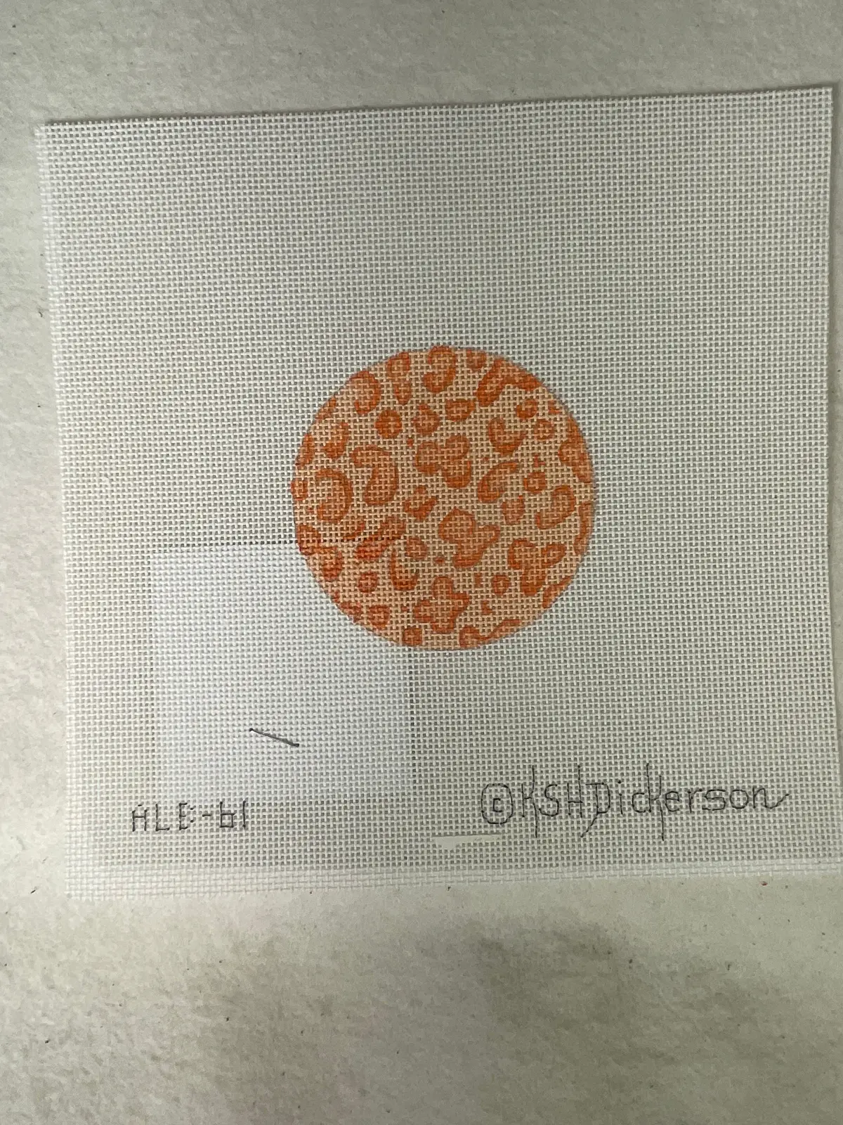 * Kate Dickerson Alb61 Orange Leopard Disk 1