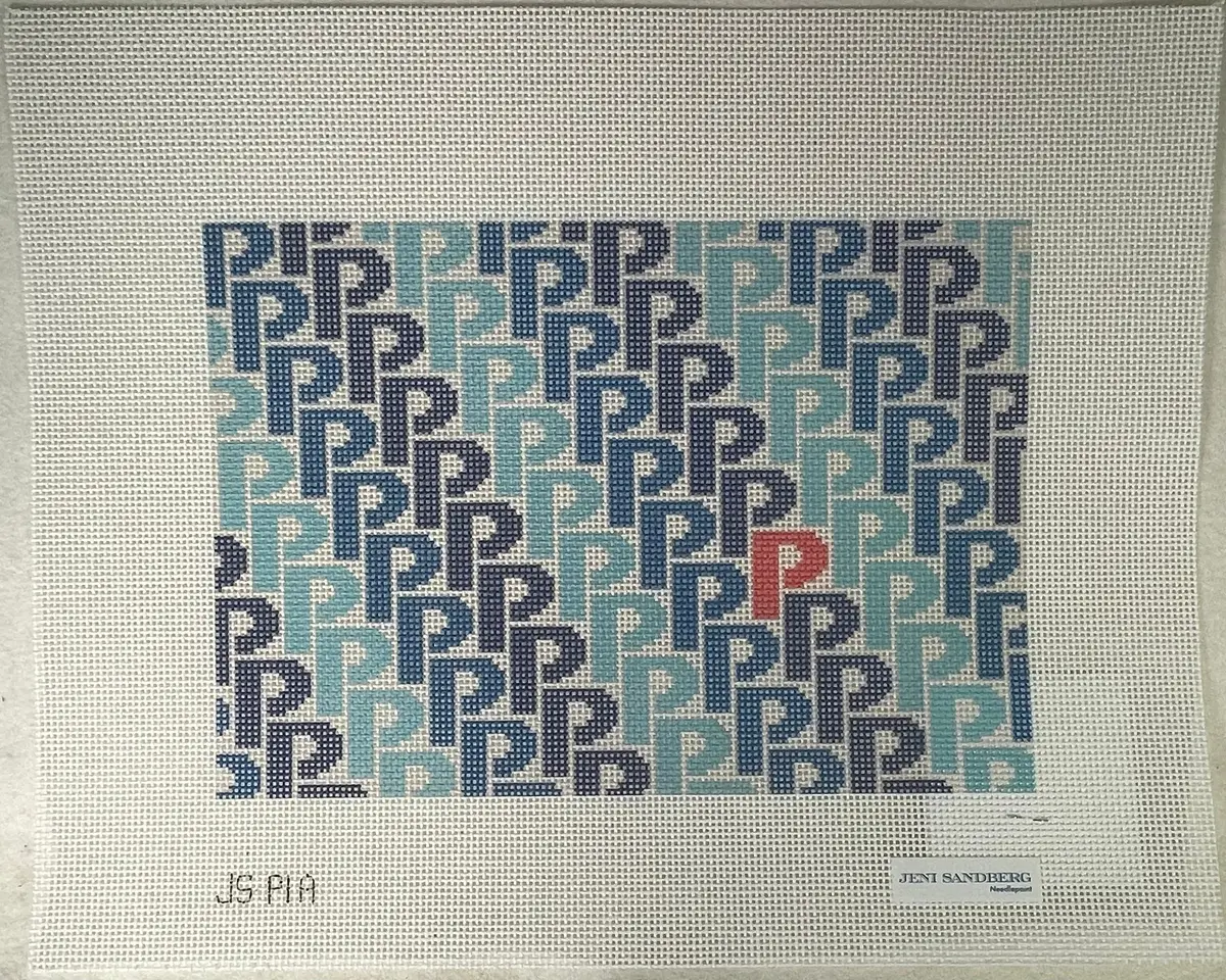 * Jeni Sandberg Jsp1a 'P' Letter Clutch 1