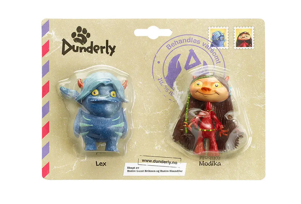 Plastfigurene Modika Og Lex 1