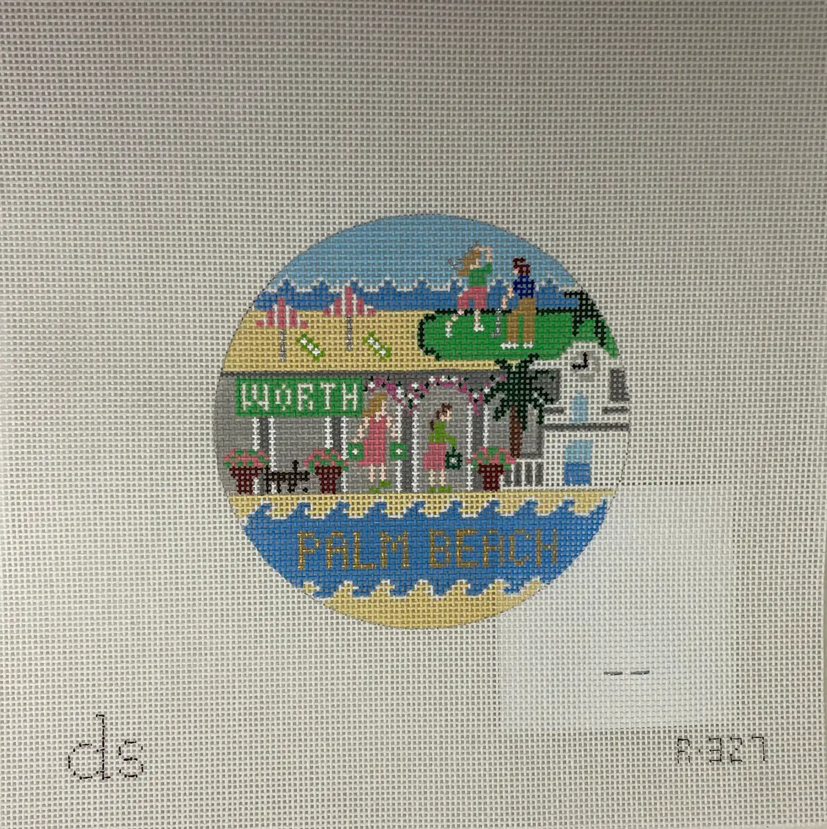 * Doolittle Stitchery R327 Palm Beach 1