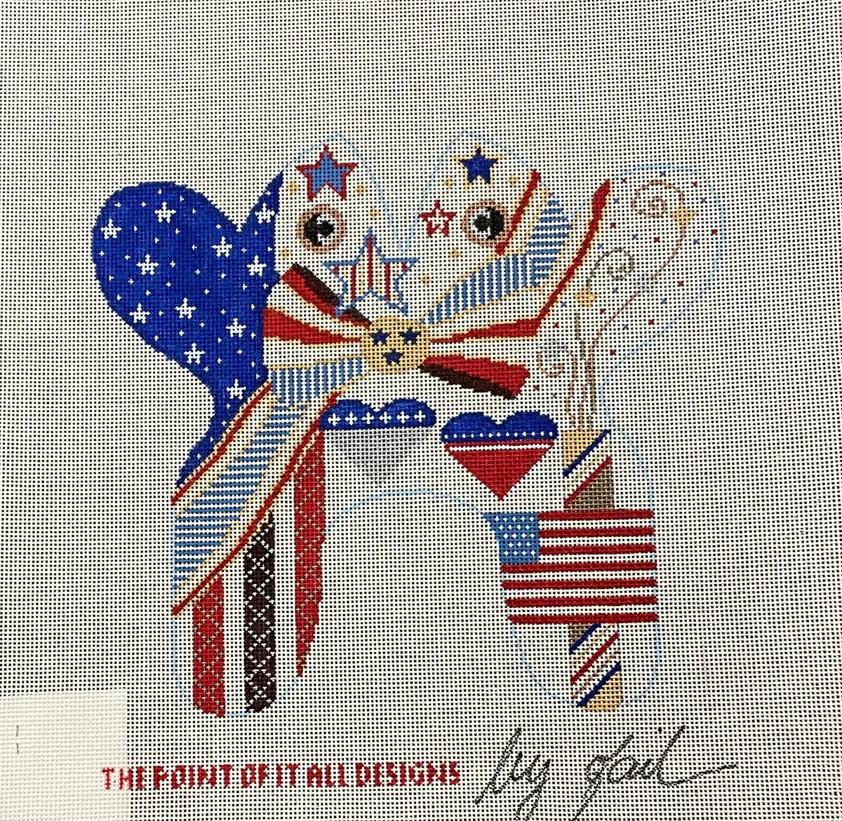 * Point Of It All F-38 Patriotic Frog 1