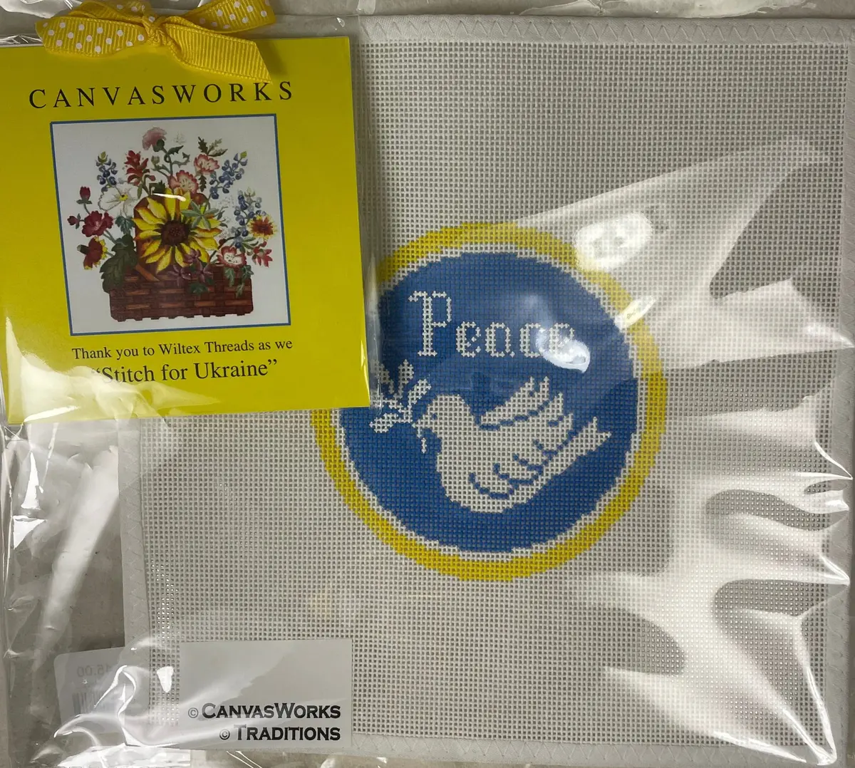 * Canvasworks Traditions Ukraine Peace Dove Kit 1