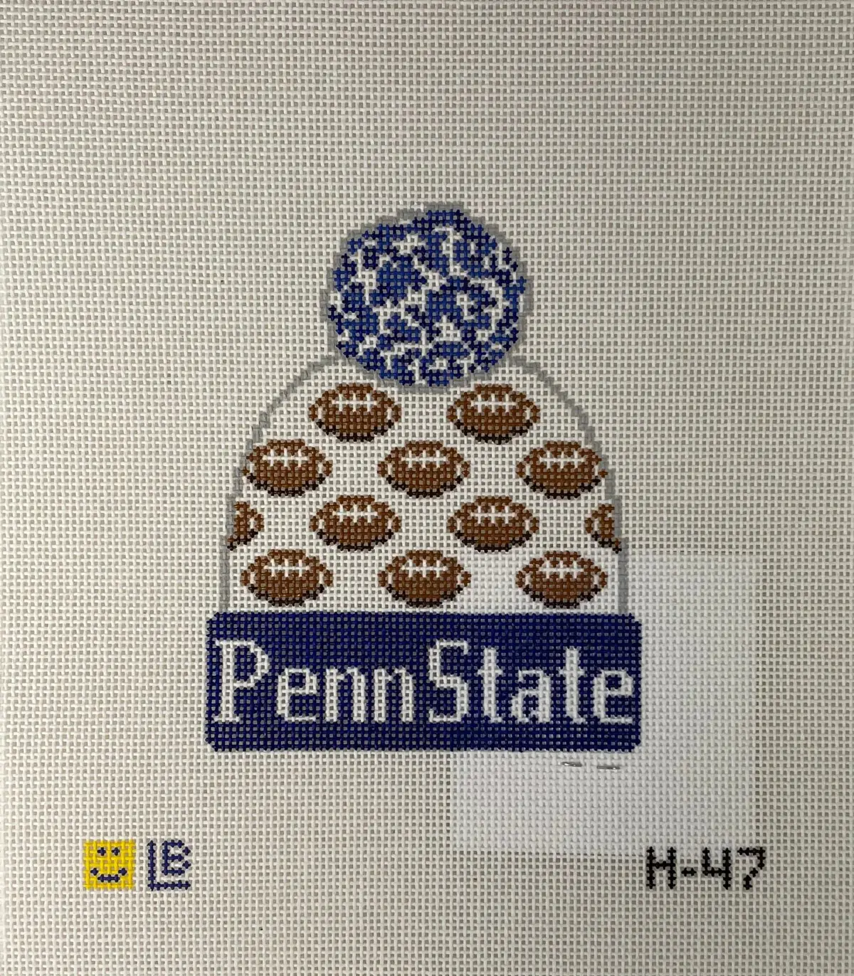 * Lauren Bloch Designs H47 Beanie- Psu Football 1