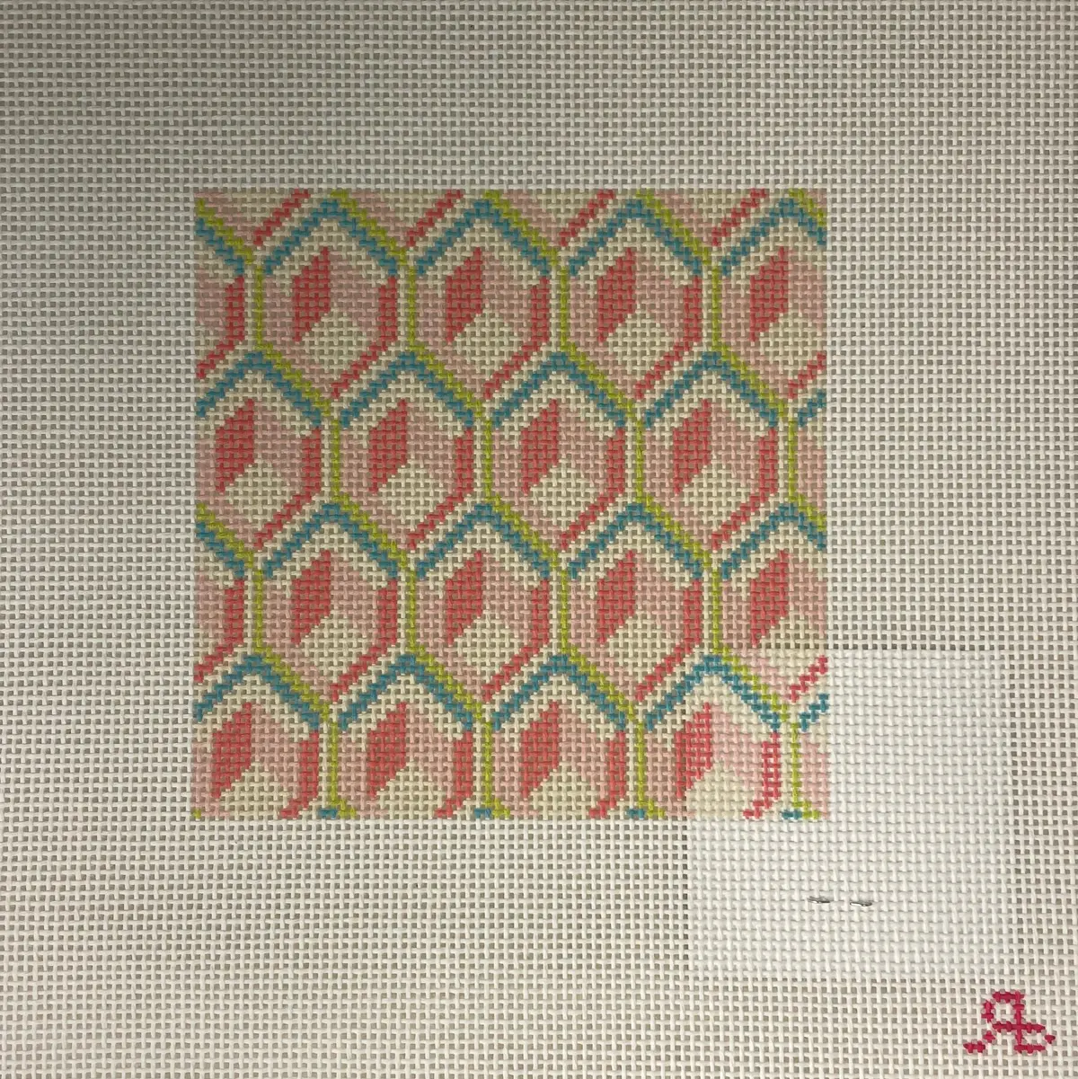 * Rachel Barri Rr58 Pastel Geode Square Insert 1