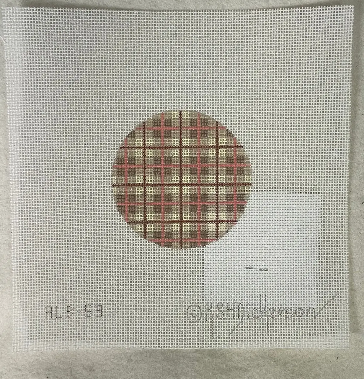 * Kate Dickerson Alb53 Beige Plaid Disk 1