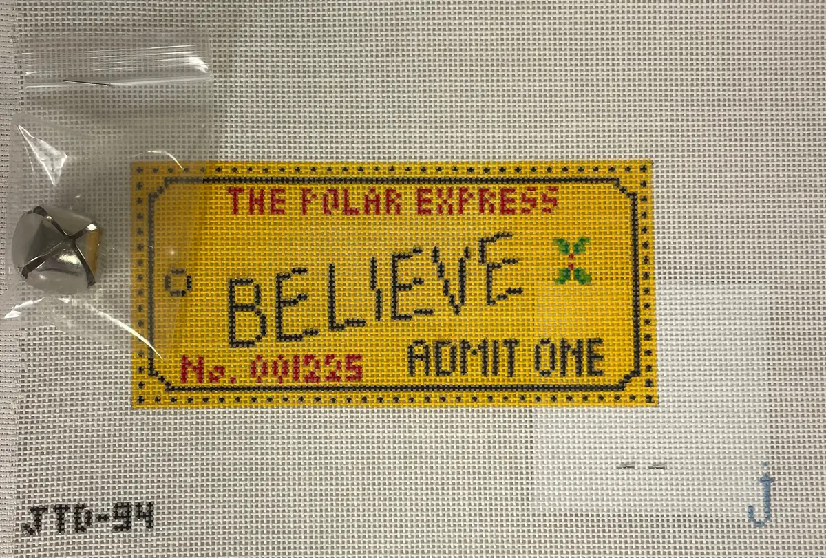 Jessica Tongel Designs Jtd94 Polar Express Ticket 1