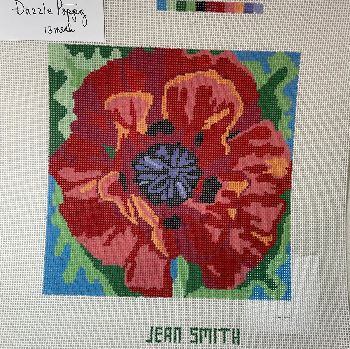 Jean Smith 87D Dazzle Poppy 1