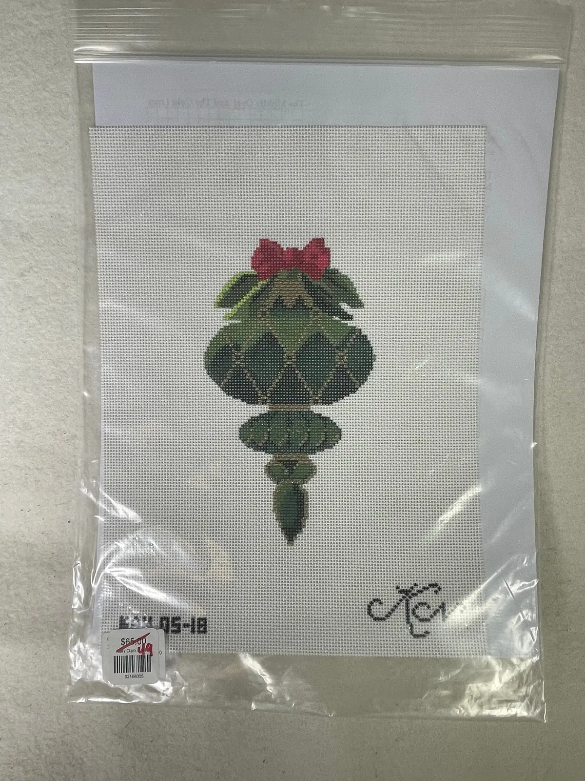 * Sale / Kelly Clark Kah 5-18 May Emerald Heritage Ornaments Canvas And Stitch Guide 1