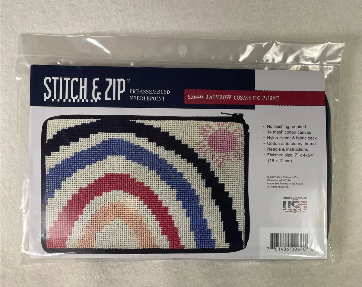 Alice Peterson Sz640 Rainbow Cosmetic Purse 1