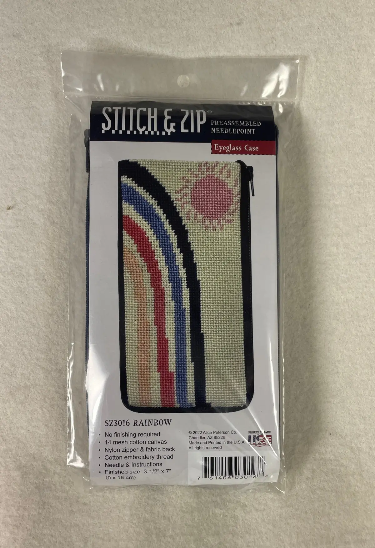 Alice Peterson Sz3016 Rainbow Eyeglass Case 1