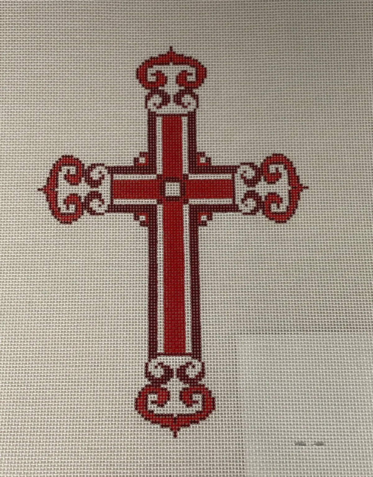 * Lee Cross Ao1289- Red Filagree- 18M 1