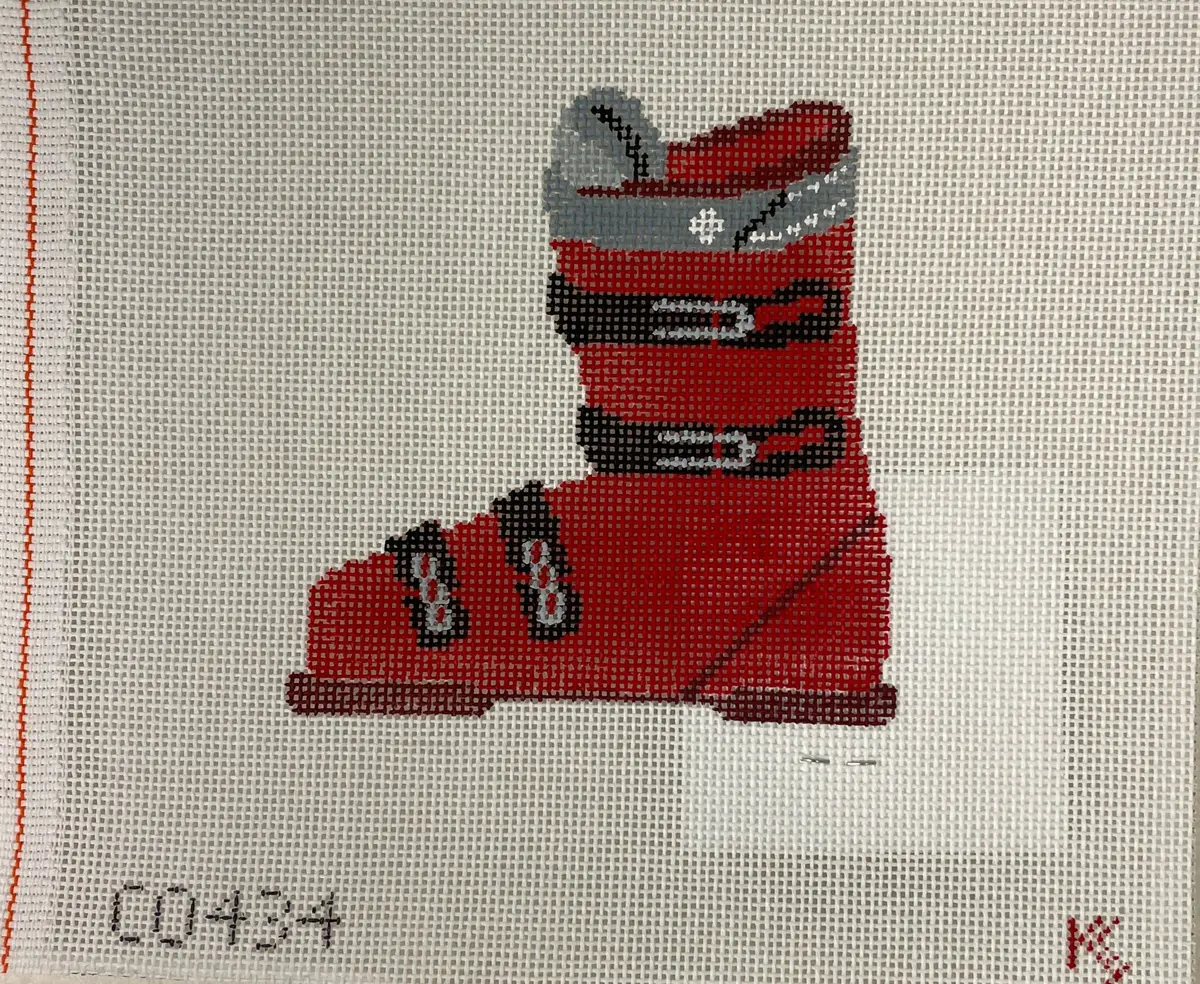 Kathy Schenkel Co434 Red Ski Boot 1