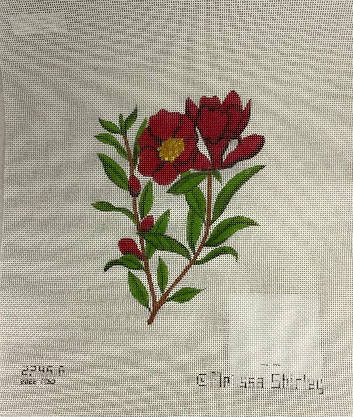 *Sale Melissa Shirley 2295B Red Flowers- Turtle Bag 1