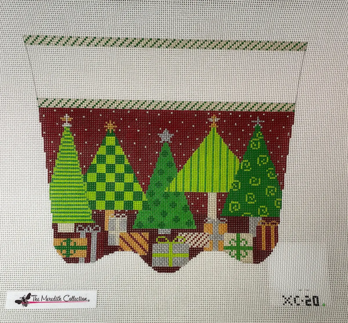 Meredith Collection Xc-20 Oh Christmas Tree Stocking Cuff- 13M 1