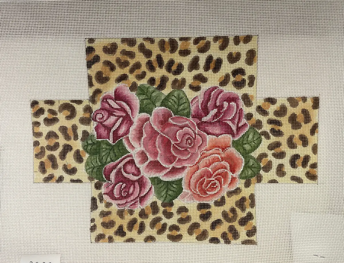 *Sale Canvasworks Bc25 Roses And Leopard Brick 1