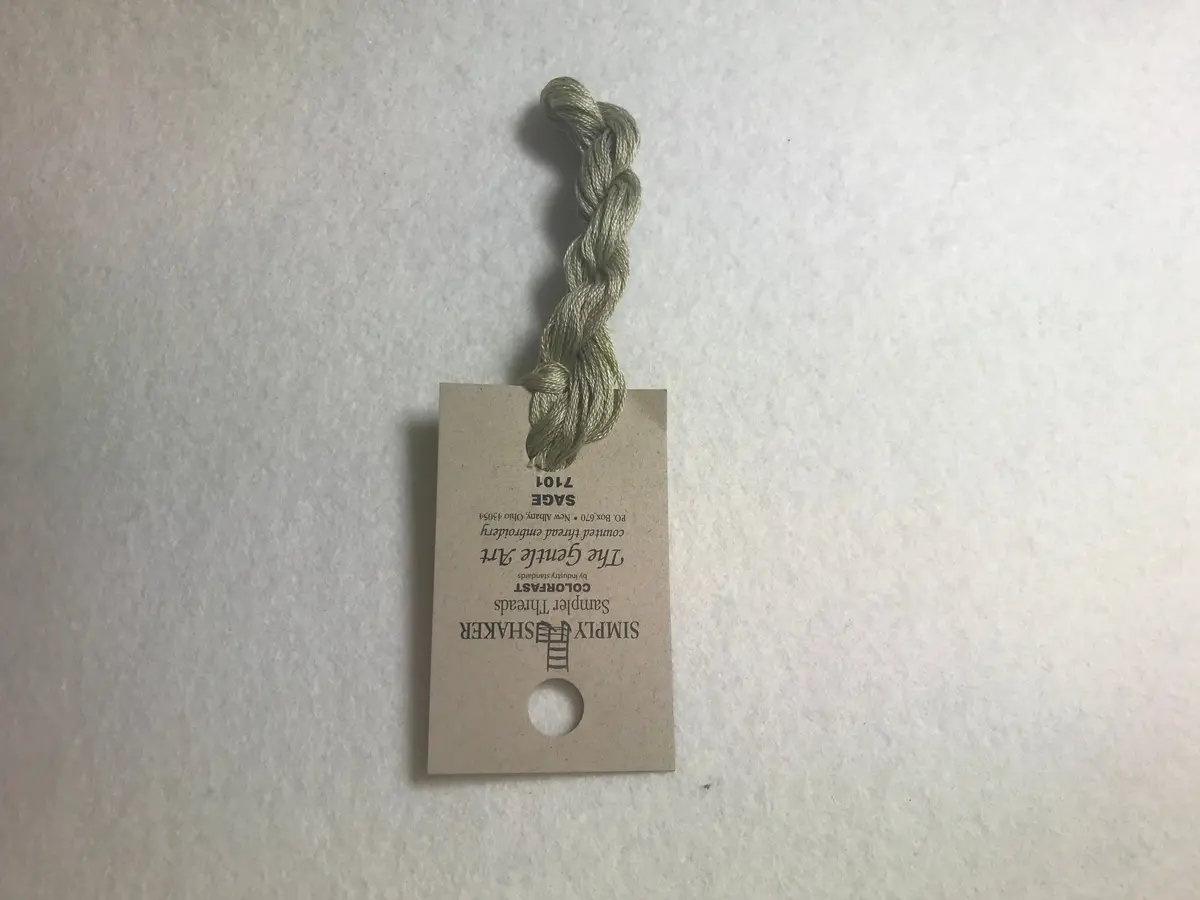 Sampler Threads 7101 Sage 1