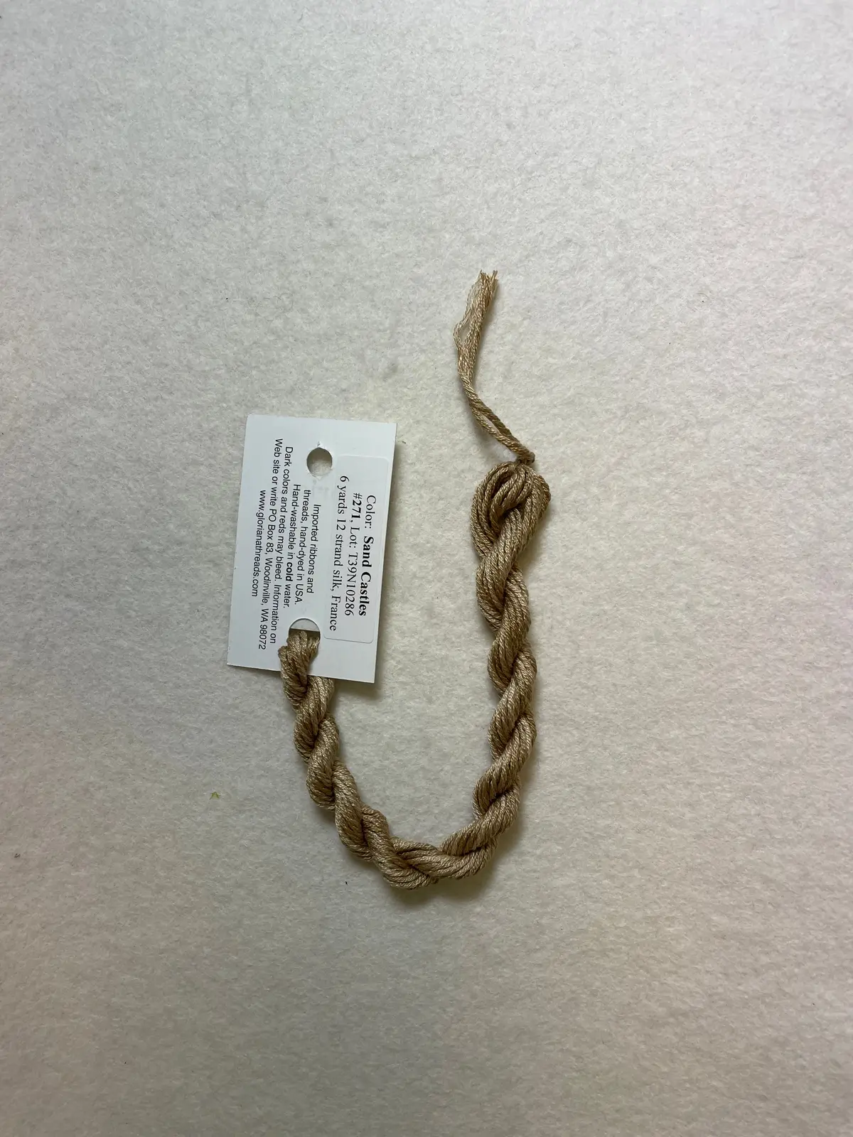 Gloriana Silk Floss 271 Sand Castles 1