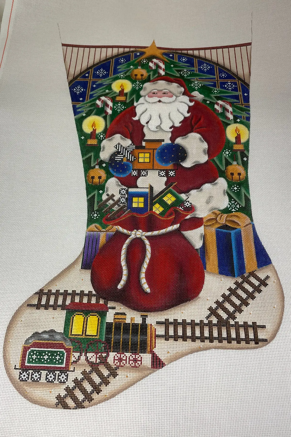 * Rebecca Wood 397A Trains For Christmas 1