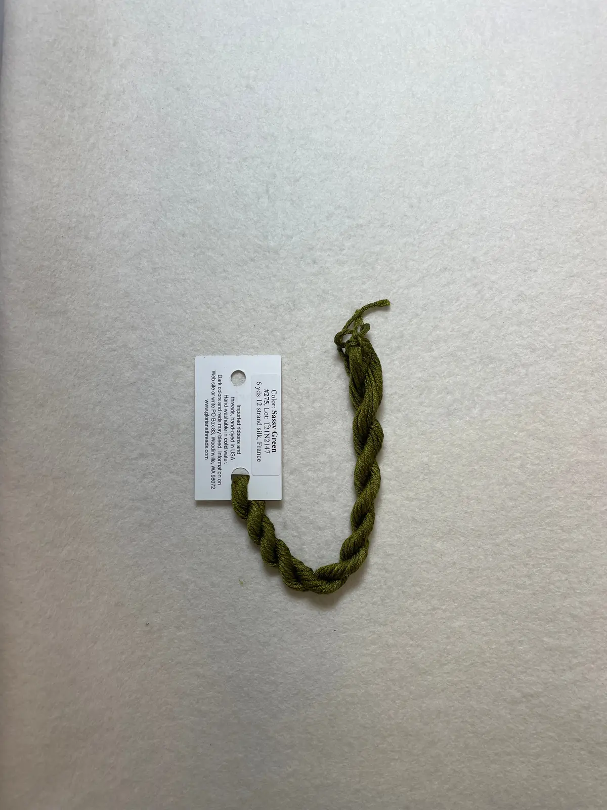 Gloriana Silk Floss 275 Sassy Green 1