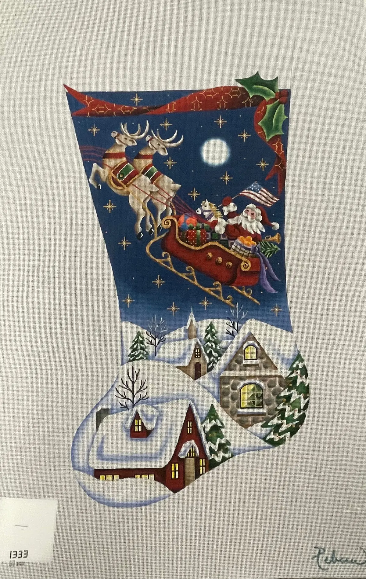 * Rebecca Wood 1333 In The Sky Stocking 1