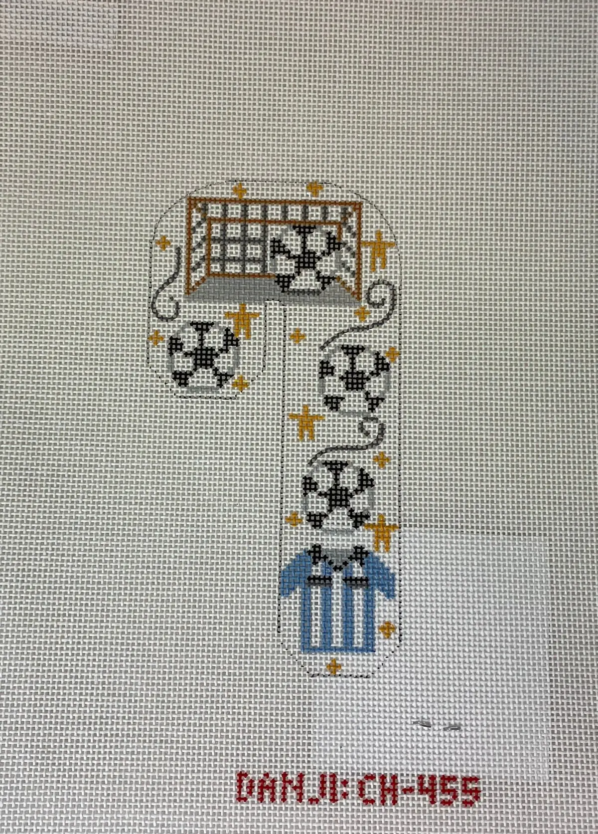 * Danji Designs Ch-455 Soccer Candy Cane 1