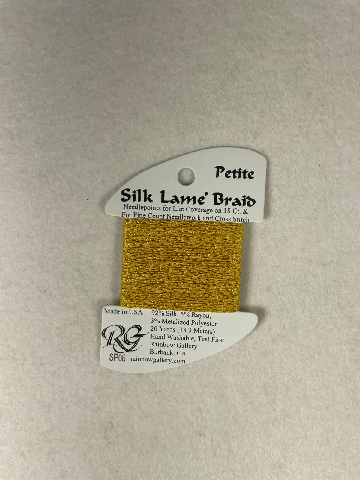 Petite Silk Lame Braid Sp06 Gold 1